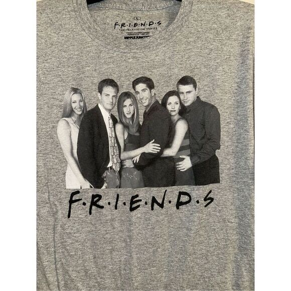 Friends The TV Series Gray Graphic T-Shirt Size Large L - Picture 2 of 3
